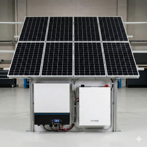 kit solar fotovoltaico 8 kw expandible con batería dyness 5.12 kwh