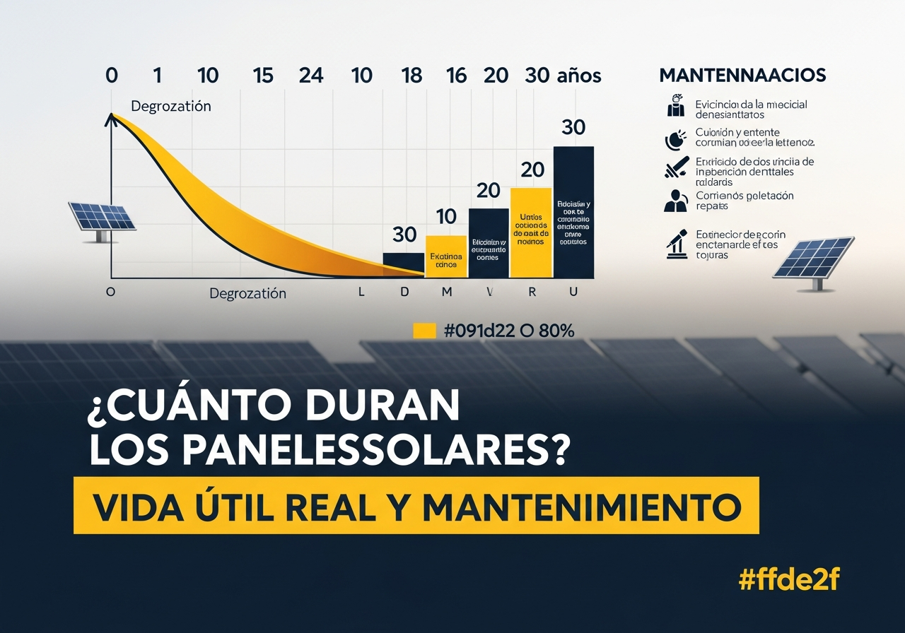 vida util paneles solares chile