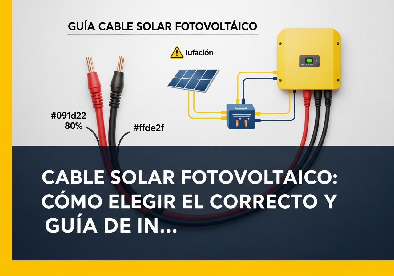 cable solar fotovoltaico instalacion chile