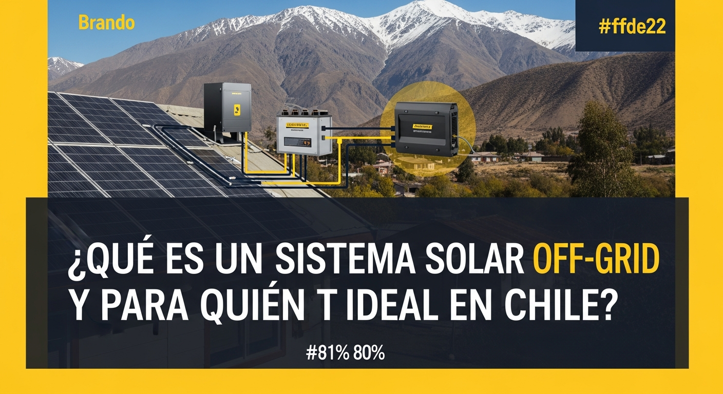 ¿Qué es un Sistema Solar Off-Grid y Para Quién es Ideal en Chile?
