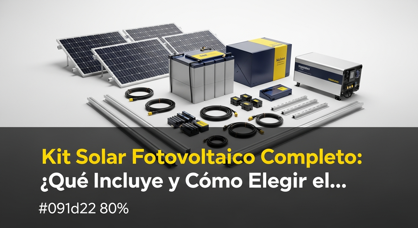kit solar fotovoltaico completo chile