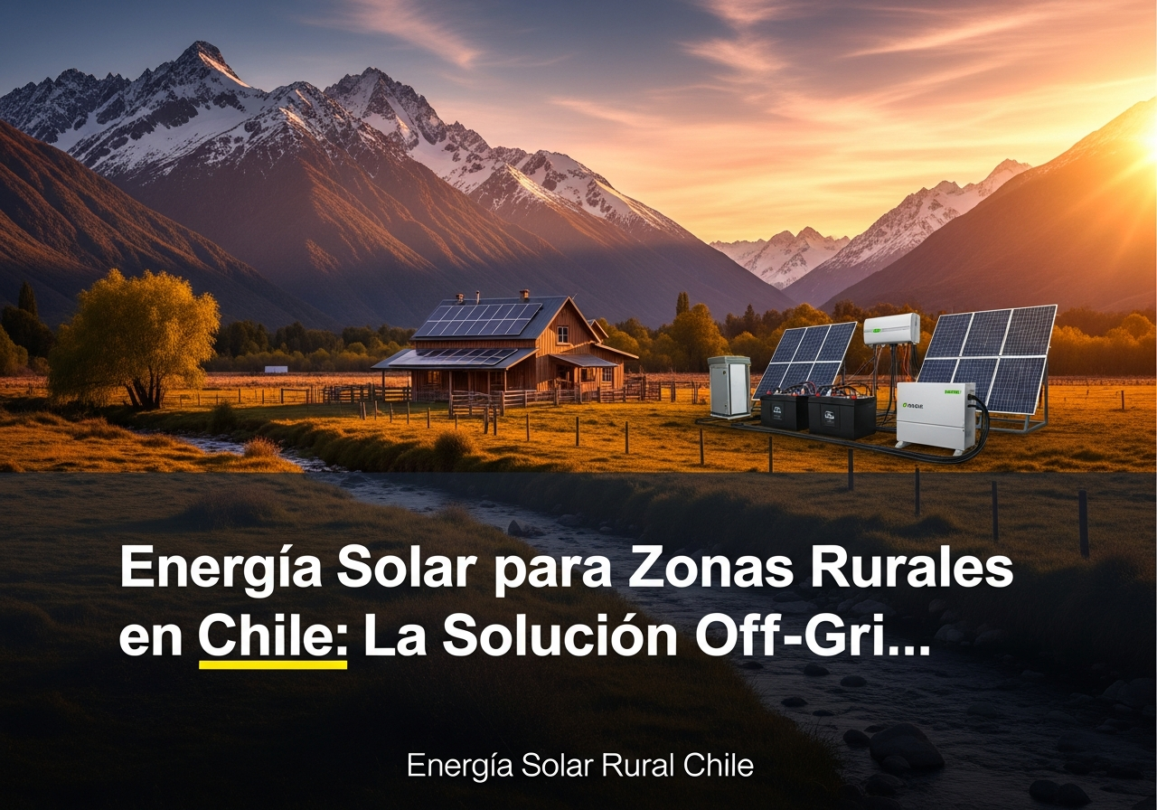 energia solar zona rural chile