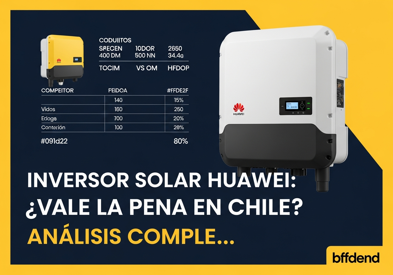inversor solar huawei chile