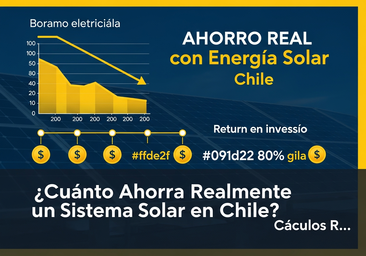 ahorro energia solar chile