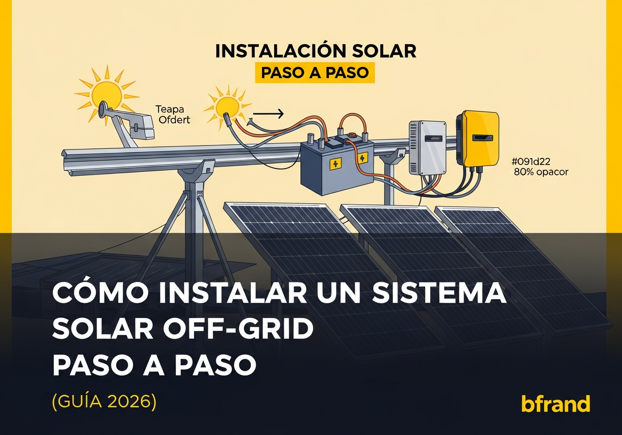 instalar sistema solar off-grid paso a paso