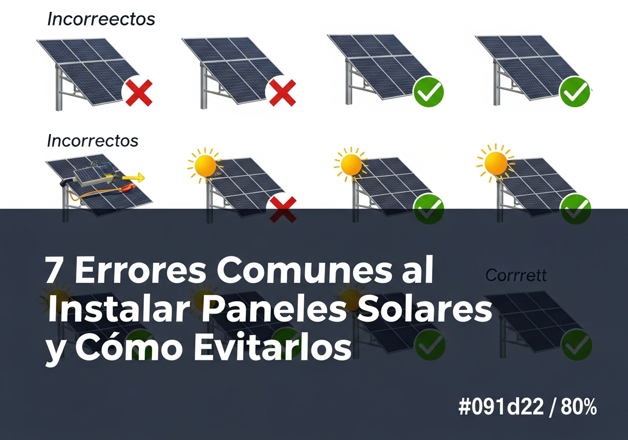 errores instalacion paneles solares chile