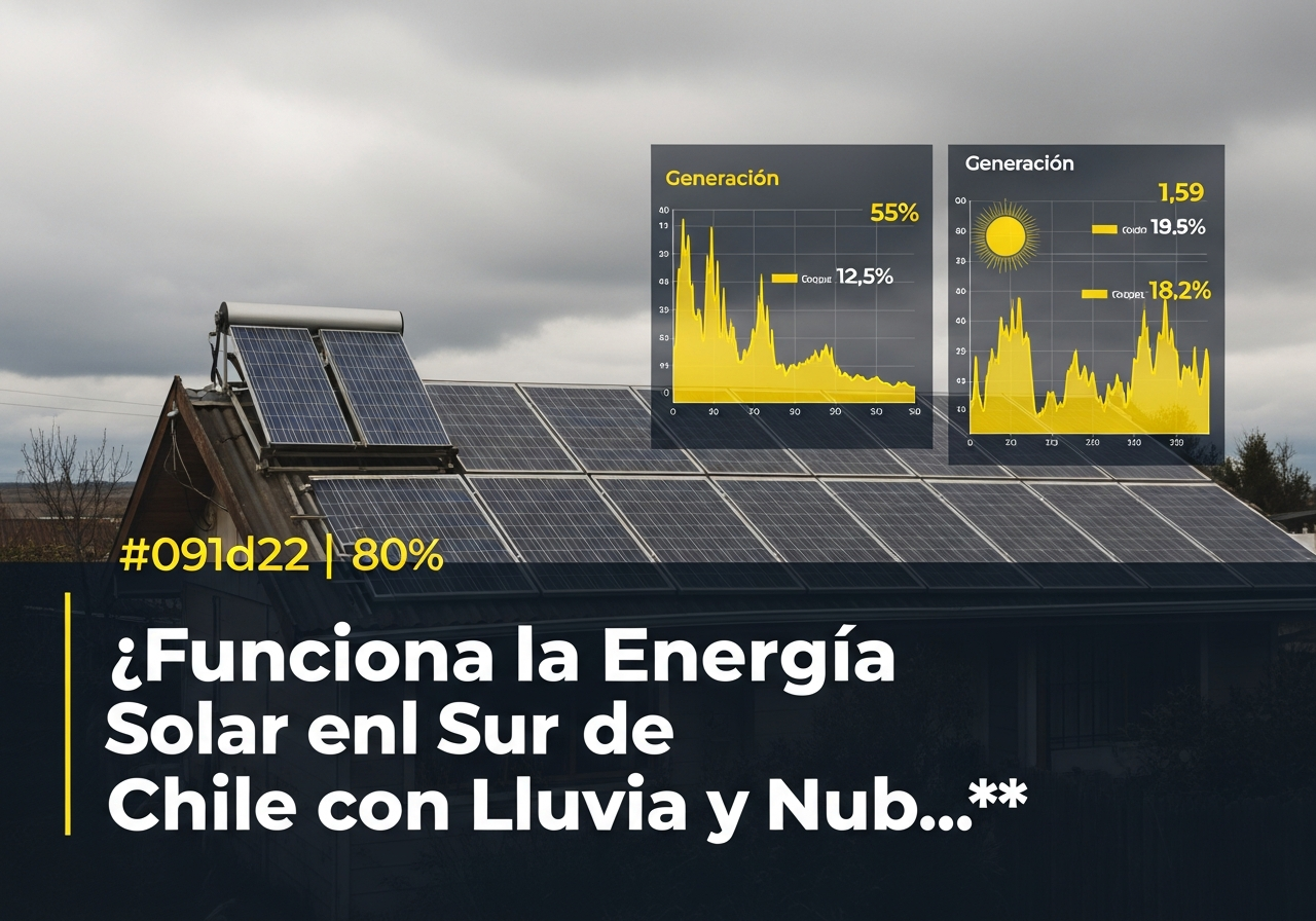 energia solar sur chile lluvia