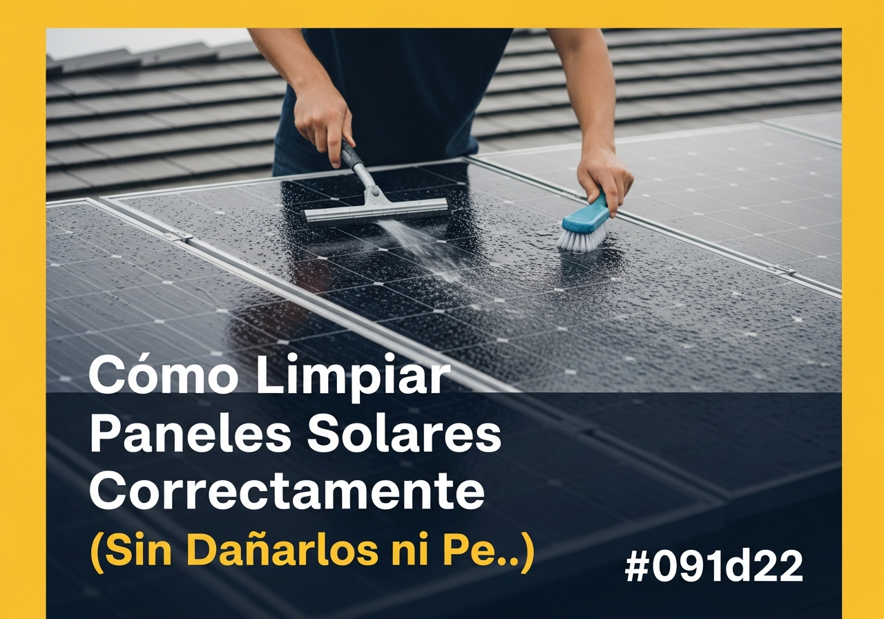 como limpiar paneles solares chile