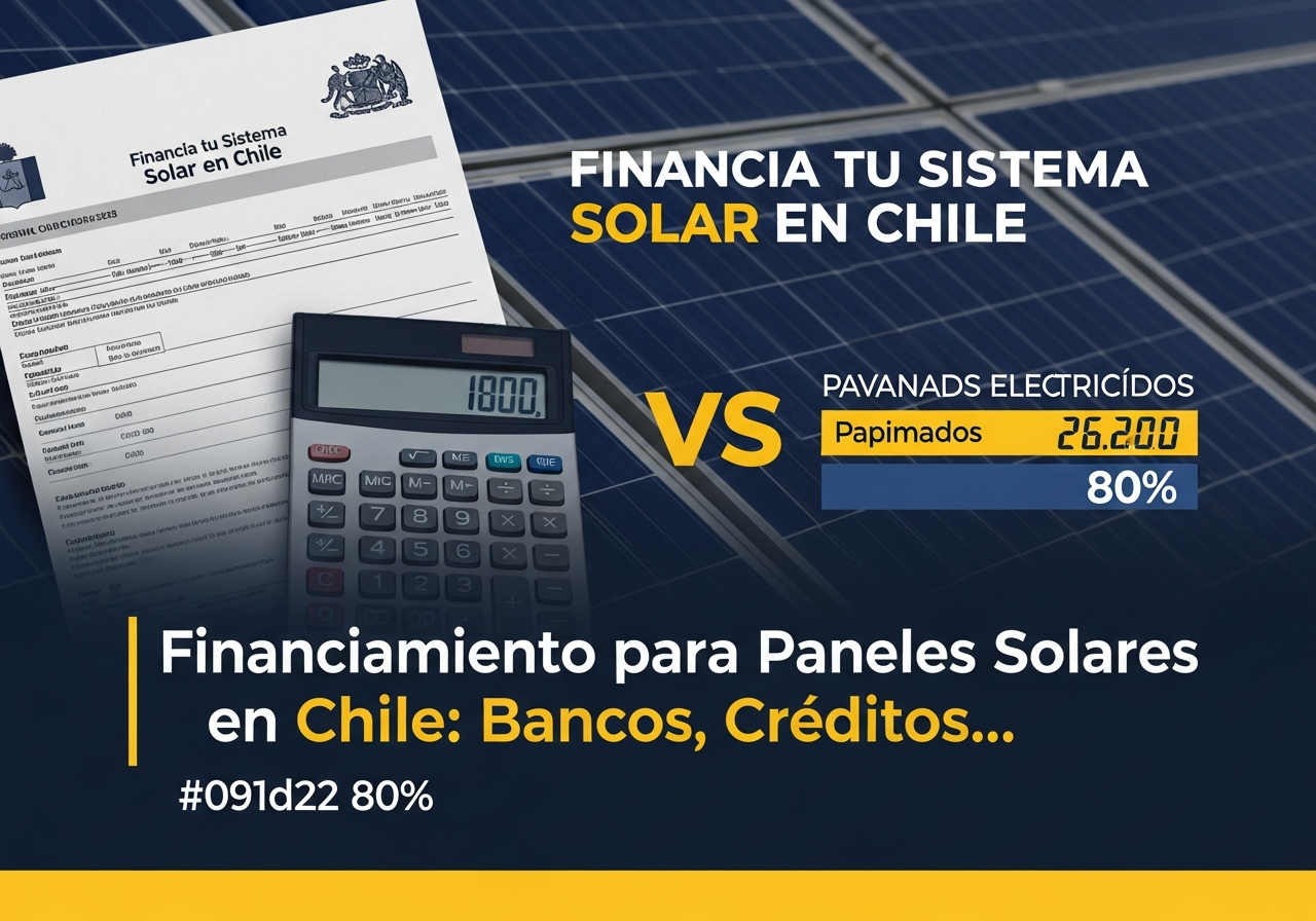 financiamiento paneles solares chile credito