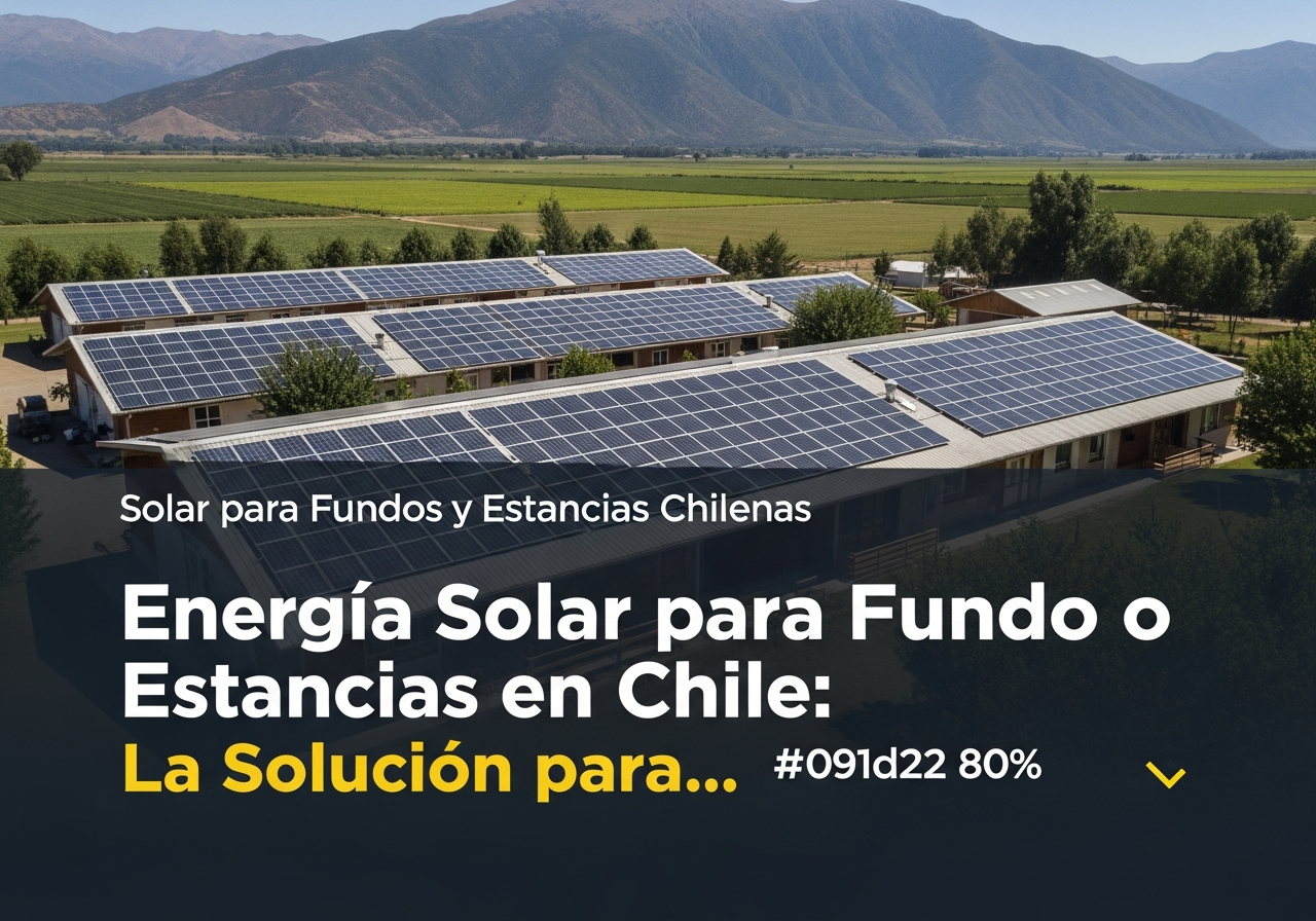 energia solar fundo estancia campo chile