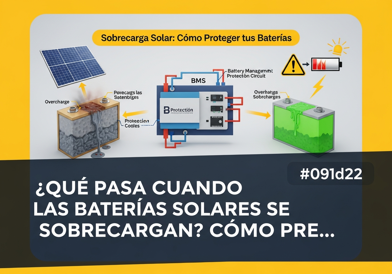 sobrecarga baterias solares que pasa como prevenir