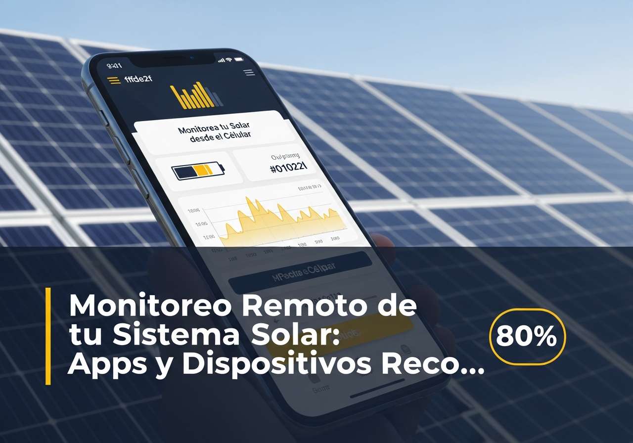 monitoreo remoto sistema solar apps chile