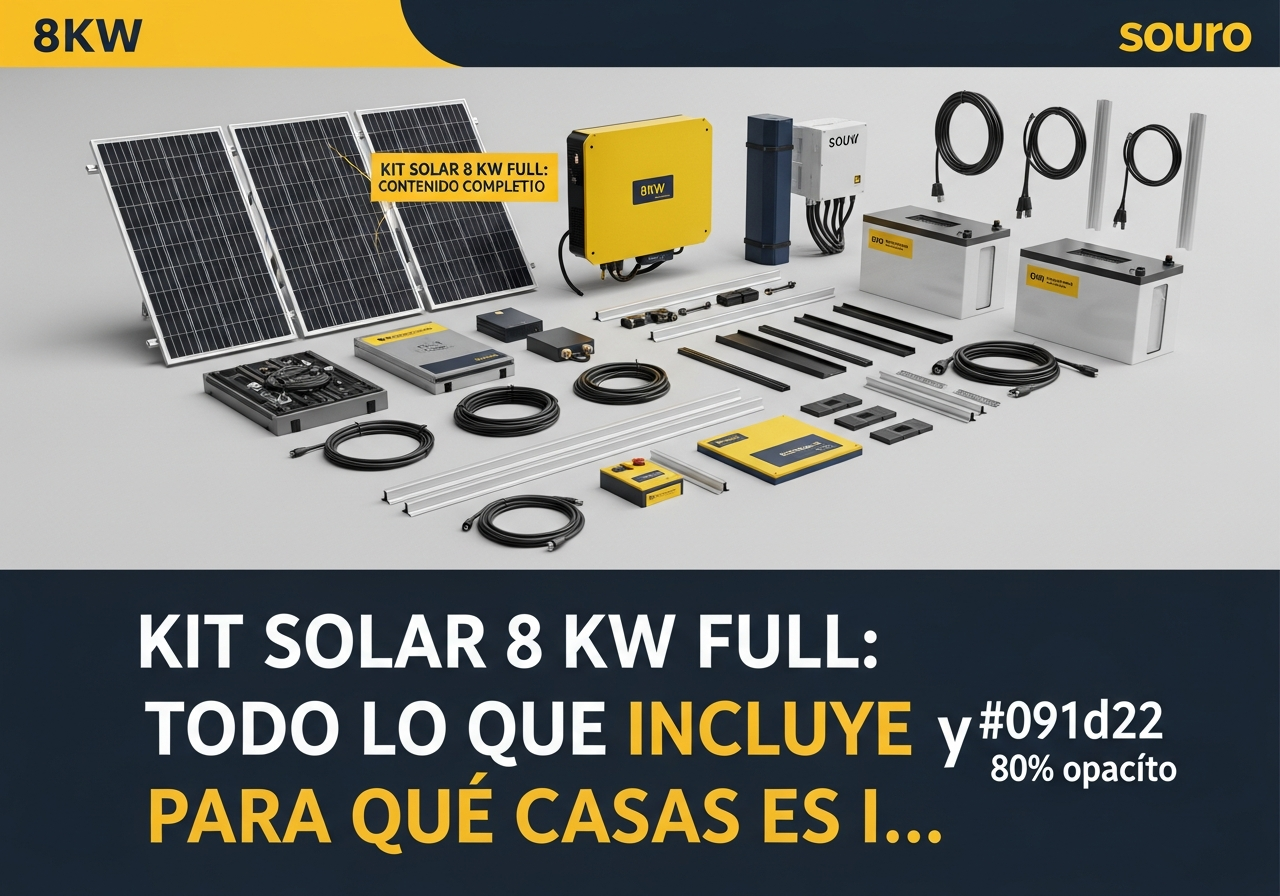 kit solar 8kw full solarooff que incluye