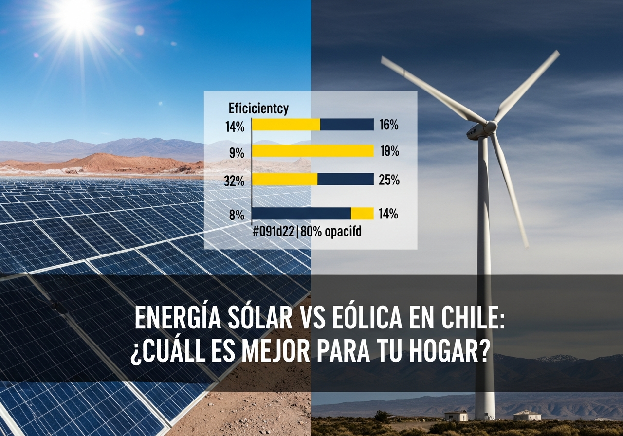 energia solar vs eolica chile hogar