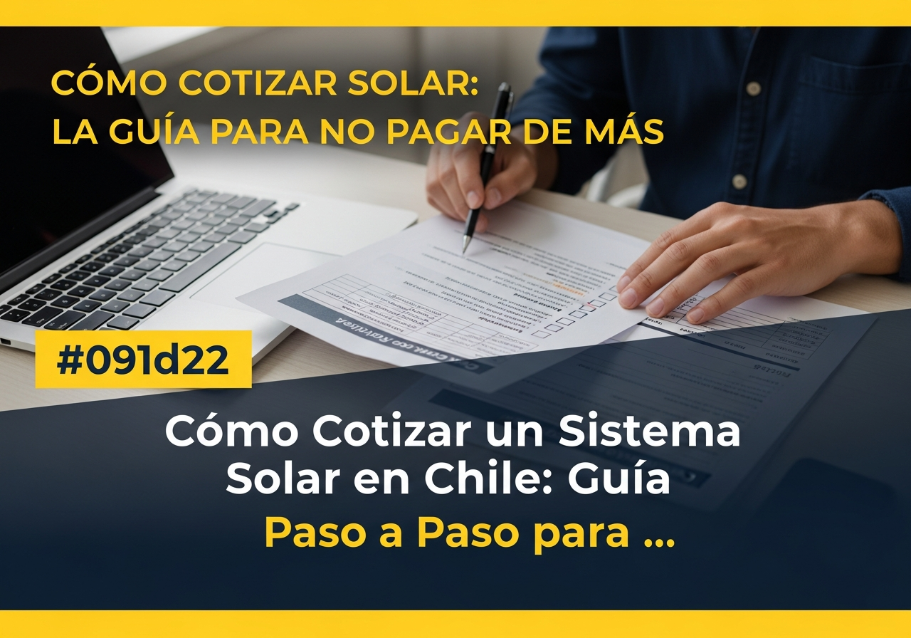como cotizar sistema solar chile paso a paso