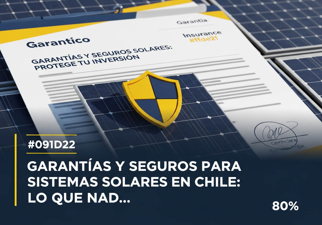 garantias seguros sistemas solares chile