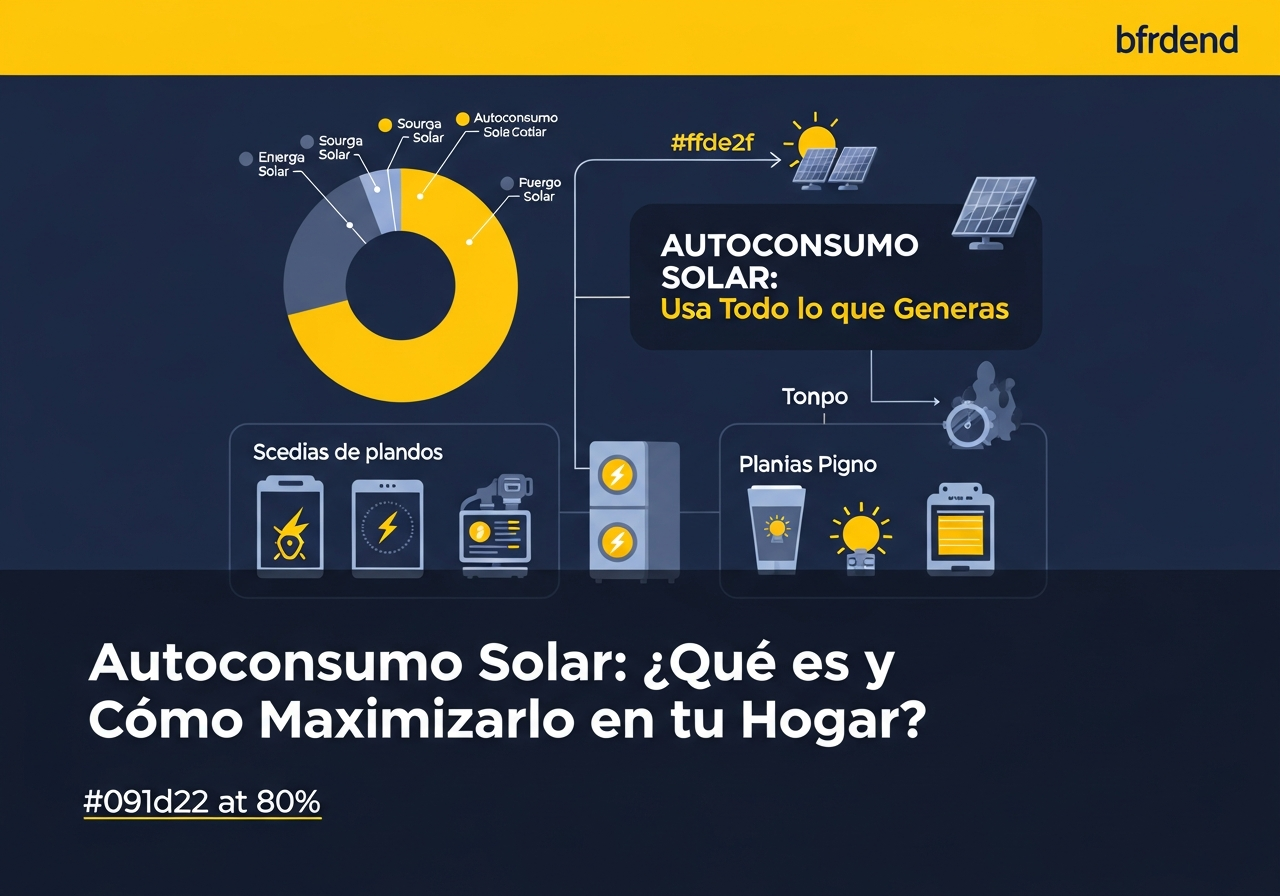 autoconsumo solar que es como maximizar