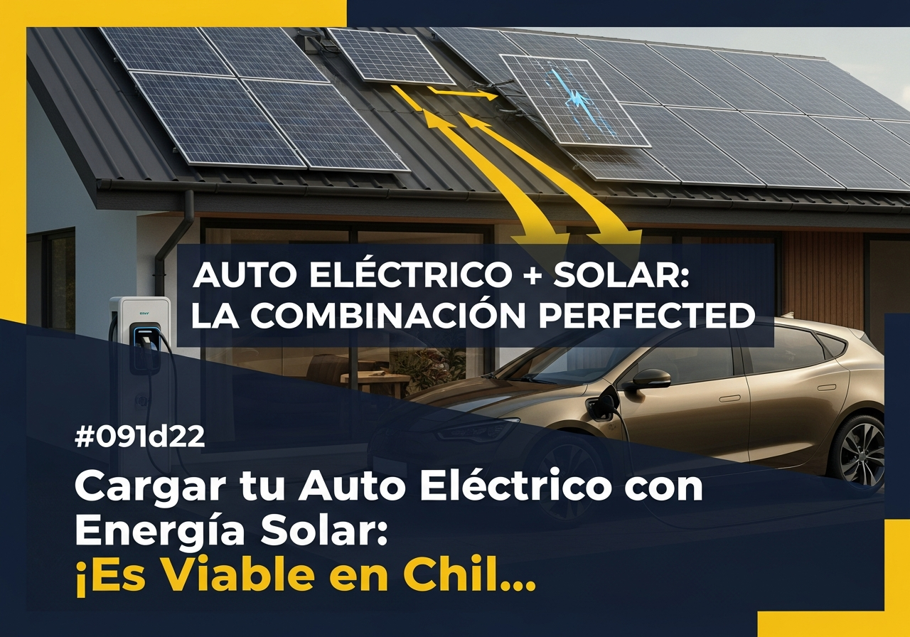 cargar auto electrico energia solar chile