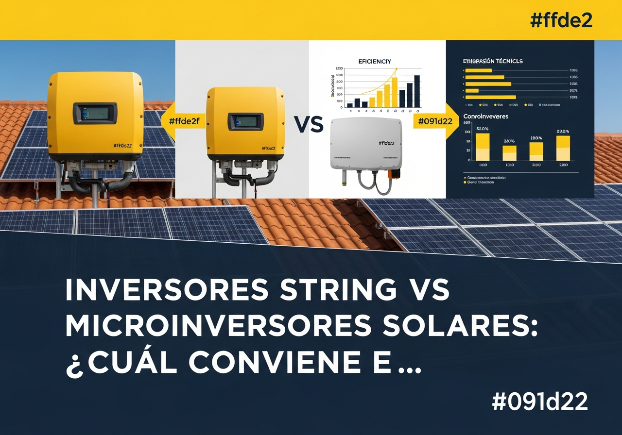 inversores string vs microinversores solar chile